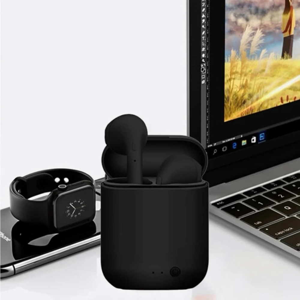 Mini 2 black wireless headphones 🎧🖤